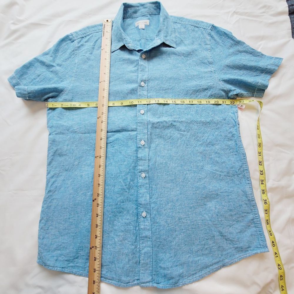 Sun+ Stone Blue Button Shirt - Picture 6 of 9